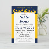 Invitation Grad Party de la Marine (Debout devant)