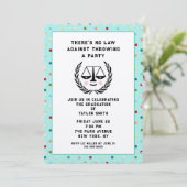 Invitation Grad Party de l'école de droit créatif (Debout devant)
