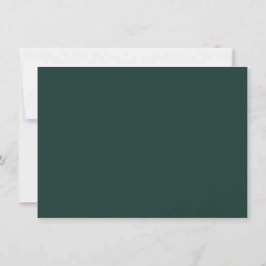Invitation Grad Party Simple Green and White Graduation 2023 (Dos)
