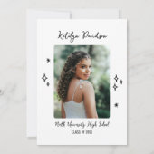 Invitation Grad Party Whimsical Doodle Frame (Dos)