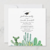 Invitation Graduate 2024 Watercolor Graduation Party (Devant)