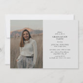 Invitation Graduate 2 Photo Collage Graduation Party (Dos)