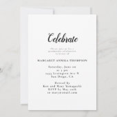 Invitation Graduate Black Block Multi Photo Graduation Party (Dos)