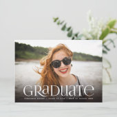 Invitation Graduate Celebration Graduation Party 3 Photo (Debout devant)