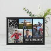 Invitation Graduate Class of 2019 4-Photo Party (Debout devant)