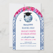 Invitation Graduate Dancing Queen Disco Graduation Party (Devant)