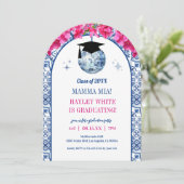 Invitation Graduate Dancing Queen Disco Graduation Party (Debout devant)