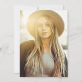 Invitation Graduate Formal Gold Black Photo Party (Dos)