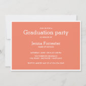 Invitation Graduate Mignonne Elle L'A Fait Script Trois Photo (Dos)