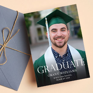 Invitation Graduate Mod Photo Vertica Graduate Graduate Faire