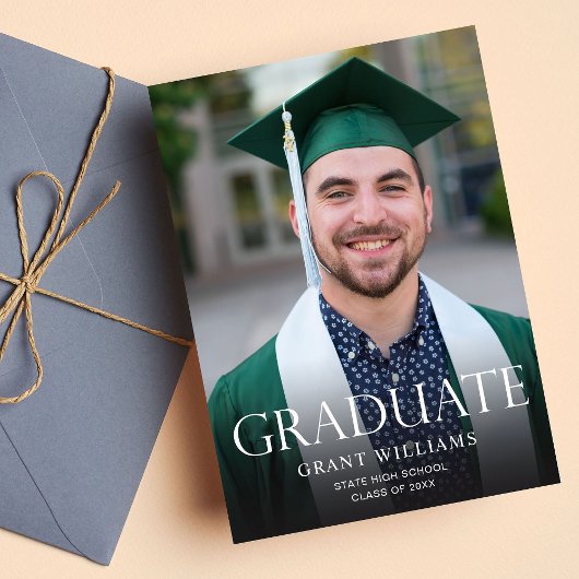 Invitation Graduate Mod Photo Vertica Graduate Graduate Faire