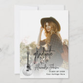 Invitation Graduate moderne de la photographie fête de gradua (Devant)