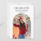 Invitation Graduate Photo 2025 Graduation Party (Devant)