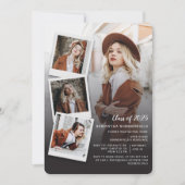 Invitation Graduate Photo Collage Graduation 2025 Party (Devant)