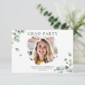 Invitation Graduate Photo Graduation 2025 Party (Debout devant)