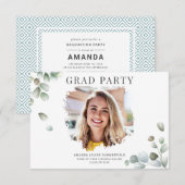 Invitation Graduate Photo Graduation 2025 Party (Devant / Derrière)