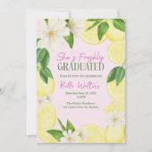 Invitation Graduated Party | Lemon Graduation | Summer Grad (Devant)