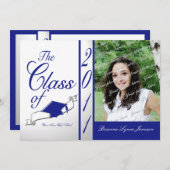 Invitation Graduation 2011/ Royal Blue (Devant / Derrière)