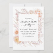 Invitation Graduation 2023 Boho Chic Dusty Pink Desert (Devant)