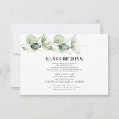 Invitation Graduation 2024 Eucalyptus Grad Party (Devant)