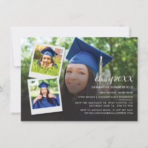 Invitation Graduation 2024 Grad Photo Collage Party