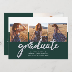 Invitation Graduation 2024 Photo Collage Grad Party
