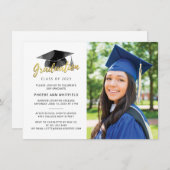 Invitation Graduation 2024 Photo Party (Devant / Derrière)
