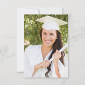 Invitation Graduation 2024 Photo Pastel Blue Agate (Dos)