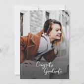 Invitation Graduation 2025 Botanical Photo Grad Party (Dos)