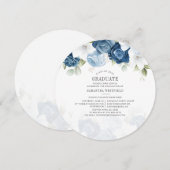 Invitation Graduation 2025 Floral Grad Party (Devant / Derrière)