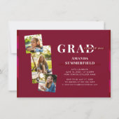 Invitation Graduation 2025 Grad Photos Party (Devant)