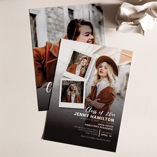 Invitation Graduation 2025 Grad Photos Script Party