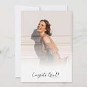 Invitation Graduation 2025 Graduate Photo Pampas Grass Party (Dos)