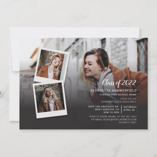 Invitation Graduation 2025 Party Photo Script Graduate