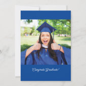 Invitation Graduation 2025 Party World attend Grad Photo (Dos)