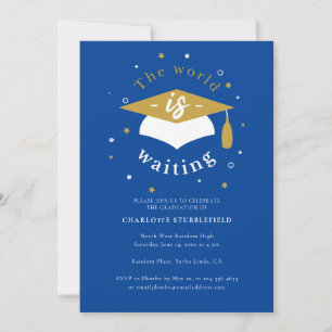 Invitation Graduation 2025 Party World attend Grad Photo
