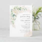 Invitation Graduation 2025 Photo Botanical Grad Party (Debout devant)