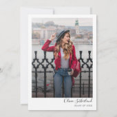 Invitation Graduation 2025 Photo Botanical Grad Party (Dos)