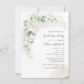 Invitation Graduation 2025 Photo Botanical Grad Party (Devant)
