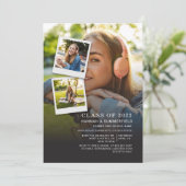 Invitation Graduation 2025 Photo Collage Grad Party (Debout devant)