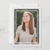 Invitation Graduation 2025 Photo École de soins infirmiers Gr (Dos)