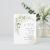 Invitation Graduation 2025 Photo Eucalyptus Grad Party (Debout devant)