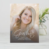 Invitation Graduation 2025 Photo Grad Party (Debout devant)