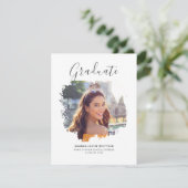 Invitation Graduation 2025 Photo Grad Party (Debout devant)