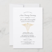 Invitation Graduation 2025 Photo Nurse Pinning Cérémonie (Devant)