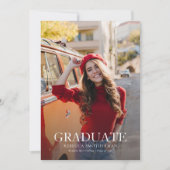 Invitation Graduation 2025 Photo Party (Devant)