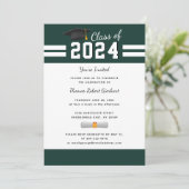 Invitation Graduation 2025 Photo Script Graduate Party (Debout devant)