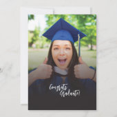 Invitation Graduation 2025 Photos du Parti Open House Party (Dos)