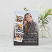 Invitation Graduation 2025 Photos Moderne Grad Party (Debout devant)