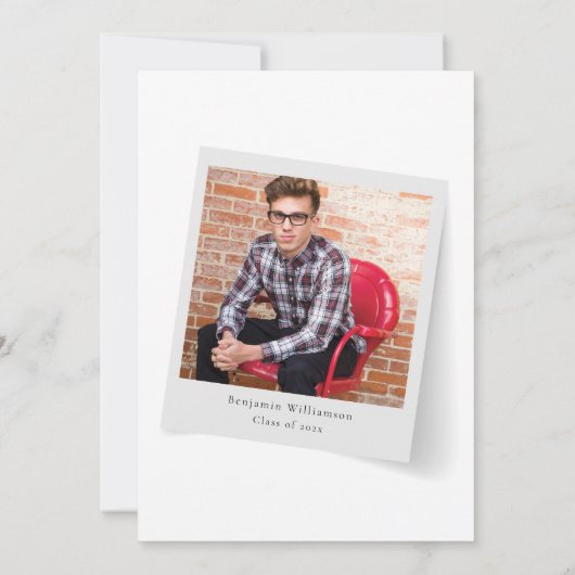 Invitation Graduation 2025 Script Grad Photo (Dos)
